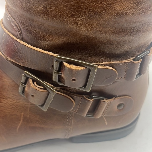 Mattise Britain Brown Talk Leather Riding Boots size 8 Wide Calf TB4049A - Picture 8 of 14